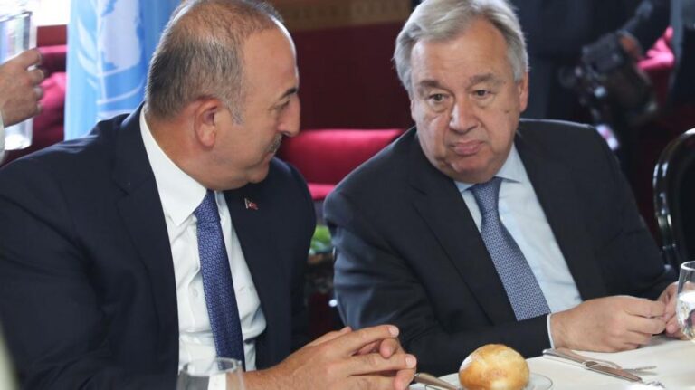 Το Κυπριακό στη συζήτηση Τσαβούσογλου-Γκουτέρες