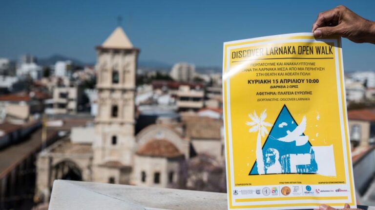 Discover Larnaka Open Walk: Αύριο, γνωρίζουμε με μια βόλτα την πόλη του Ζήνωνα