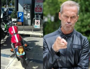 Πέτρος Κωστόπουλος: Η παράνομη στάθμευση,η χαλασμένη μηχανή και το βρισίδι(ΦΩΤΟ)