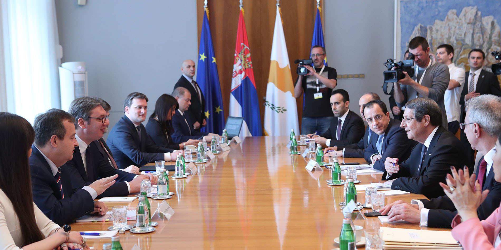 Ενημερώνει την Πρωθυπουργό της Σερβίας για το Κυπριακό ο Πρόεδρος Αναστασιάδης