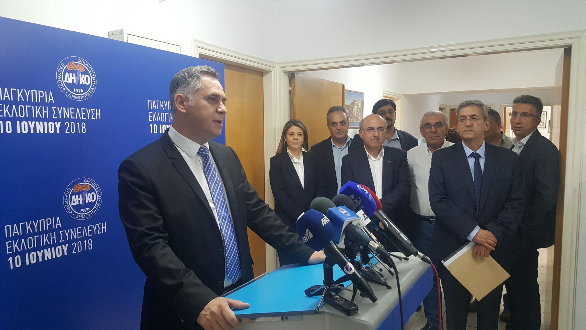 ΔΗΚΟ: Xωρίς ανθυποψήφιο επανεξελέγη ο Νικόλας Παπαδόπουλος