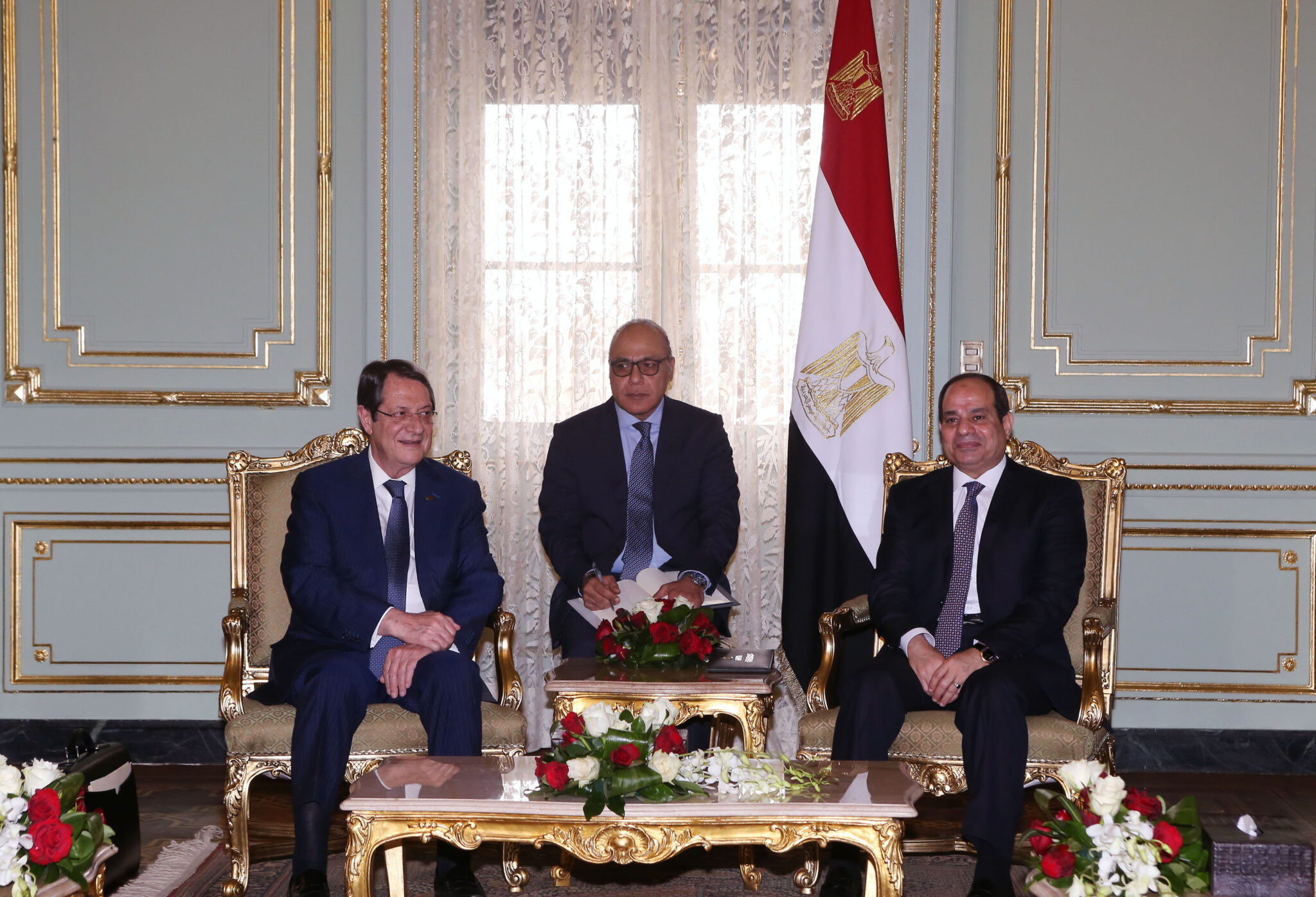 Αγωγό, ενεργειακά και διμερείς σχέσεις συζήτησαν Αναστασιάδης-Σίσι (BINTEO)