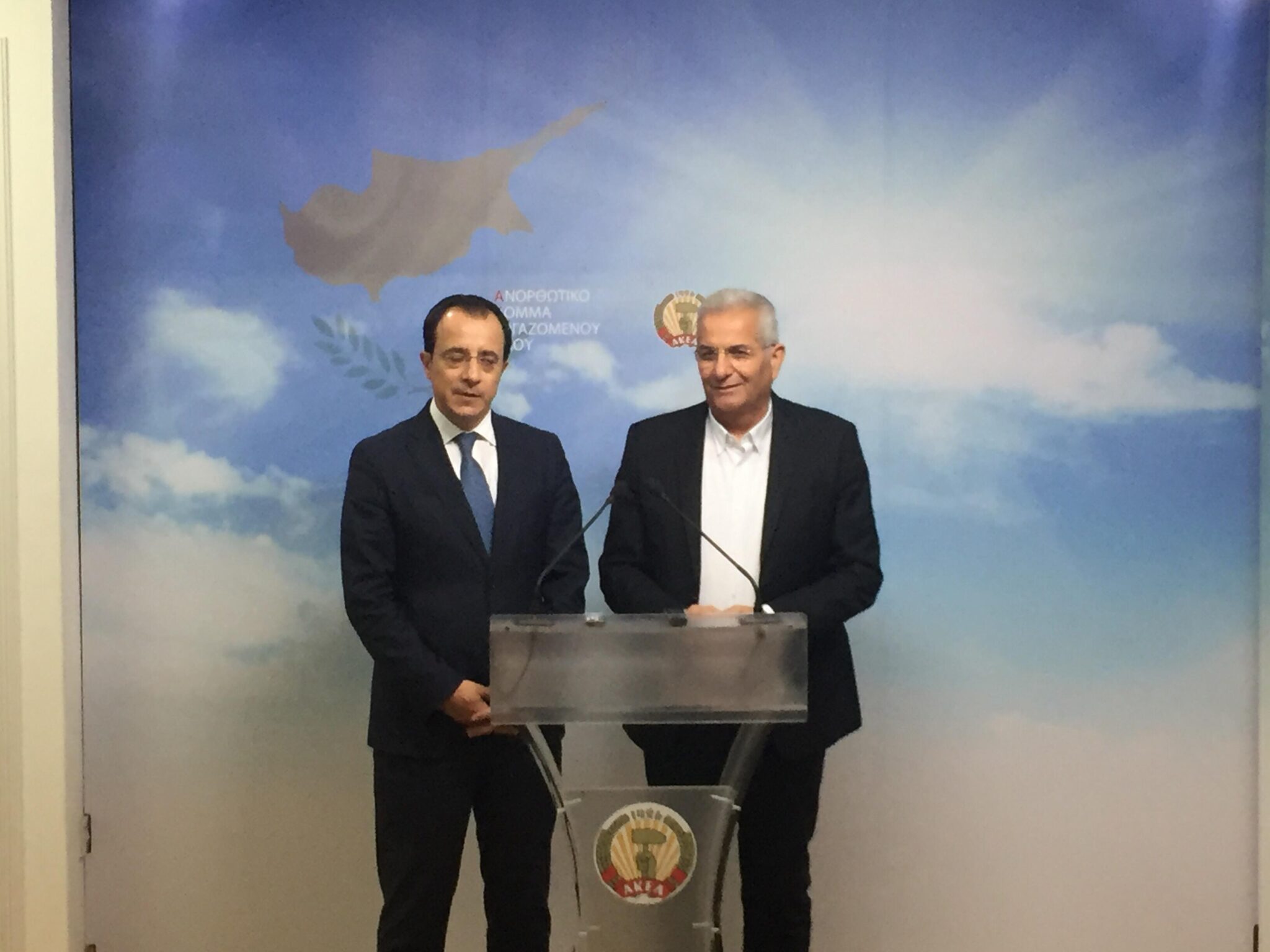 Νίκος Χριστοδουλίδης και Άντρος Κυπριανού τα είπαν για Κυπριακό και ΝΑΤΟ