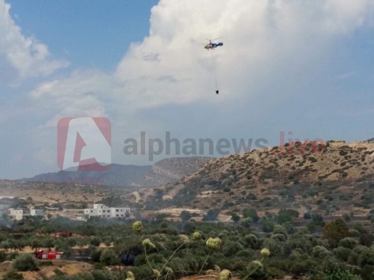 Λεμεσός: Υπό μερικό έλεγχο η πυρκαγιά στην περιοχή Σφαλαγγιώτισσα (ΦΩΤΟ)