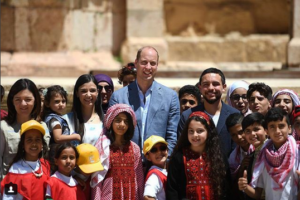 Ο πρίγκιπας Ουίλιαμ επισκέφθηκε την Ιορδανία (ΦΩΤΟ)