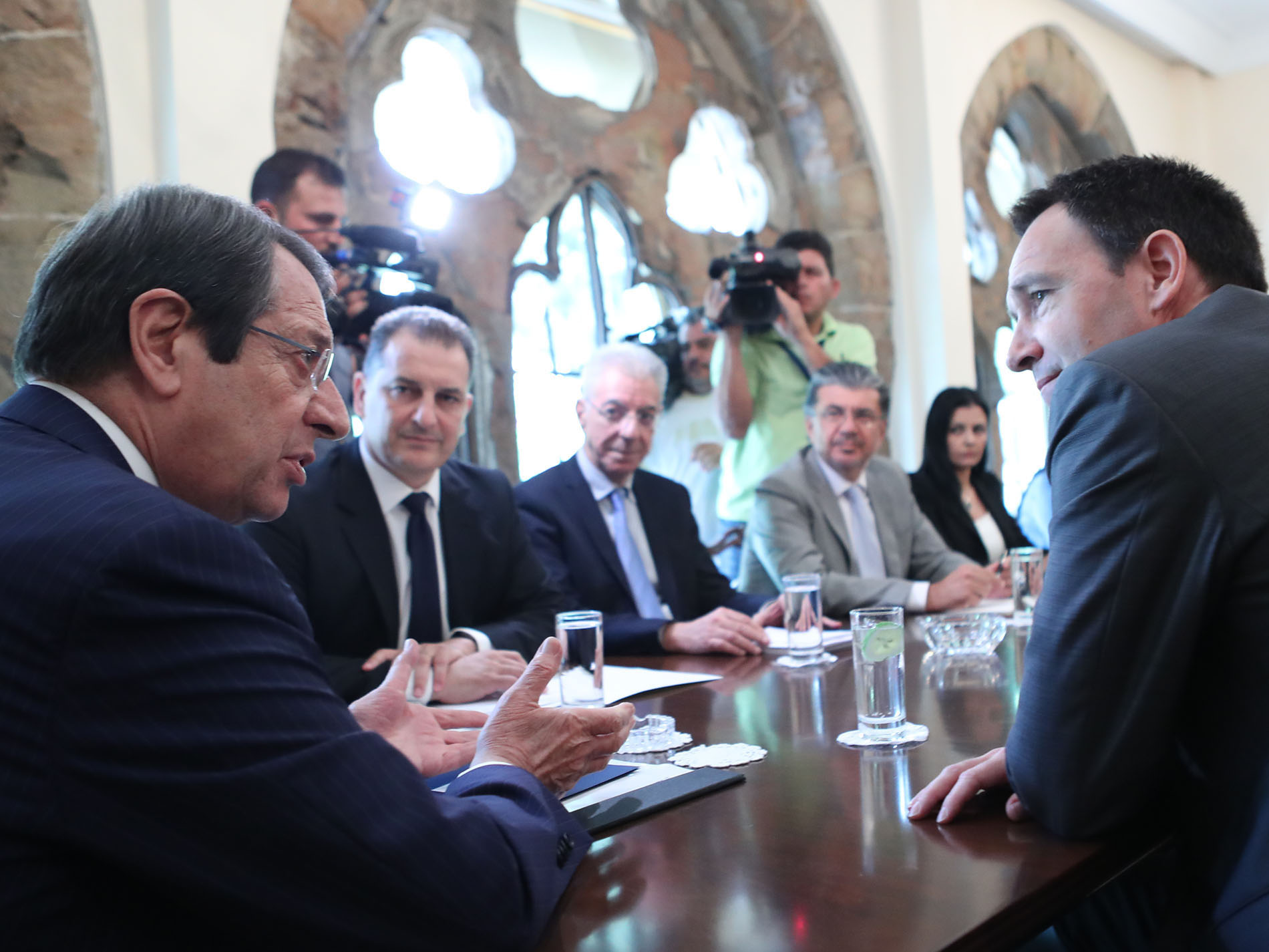 ΠτΔ: "Θετική η διαβούλευση με τον Ανώτερο Αντιπρόεδρο της TOTAL" (ΦΩΤΟ)