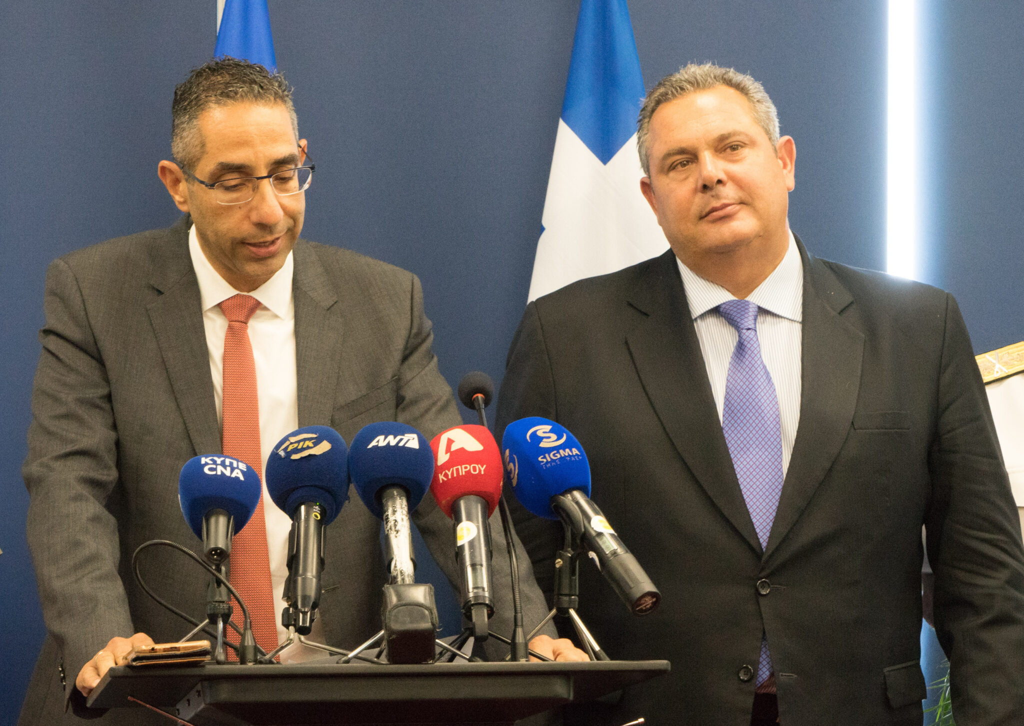 Καμμένος-Αγγελίδης: Επί τάπητος ασφάλεια και τουρκικές προκλήσεις (ΒΙΝΤΕΟ)