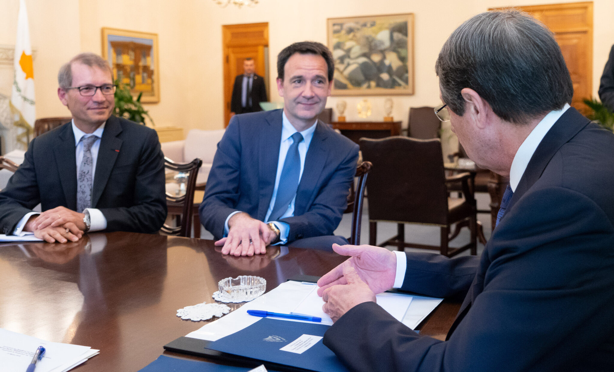 Στη Λευκωσία ο Ανώτερος Αντιπρόεδρος της γαλλικής εταιρείας TOTAL