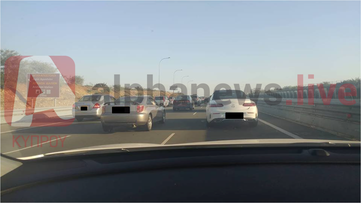 Τροχαίο στον αυτοκινητόδρομο Λευκωσίας – Λεμεσού (ΒΙΝΤΕΟ&ΦΩΤΟ)