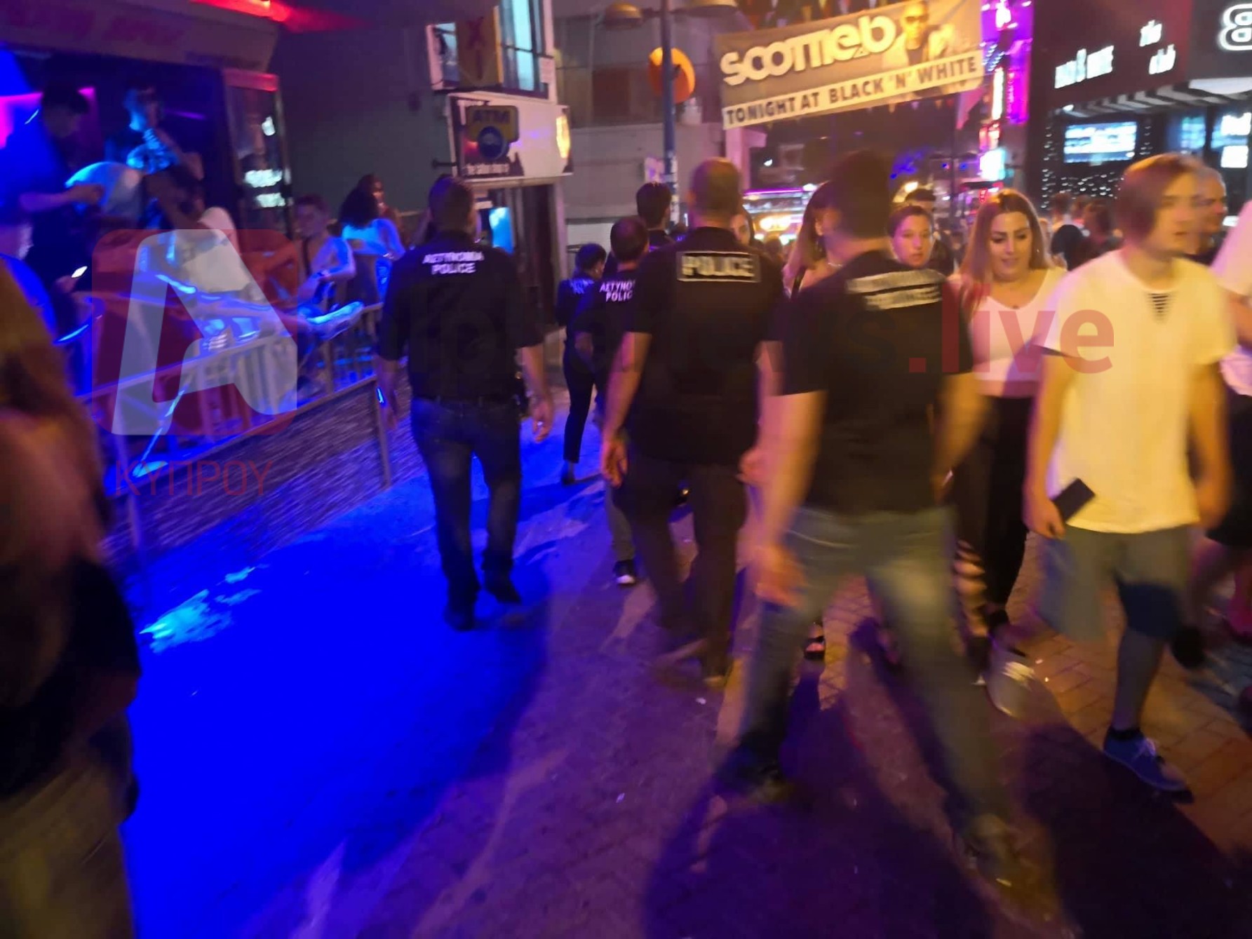 "Ντου" της Αστυνομίας Λευκωσίας στην Αγία Νάπα (ΦΩΤΟ)