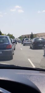 Τροχαίο στον αυτοκινητόδρομο κοντά στα Λύμπια (ΦΩΤΟ)