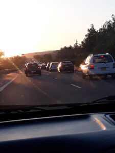 Αυξημένη τροχαία κίνηση στον αυτοκινητόδρομο Λάρνακας – Λευκωσίας (ΦΩΤΟ)