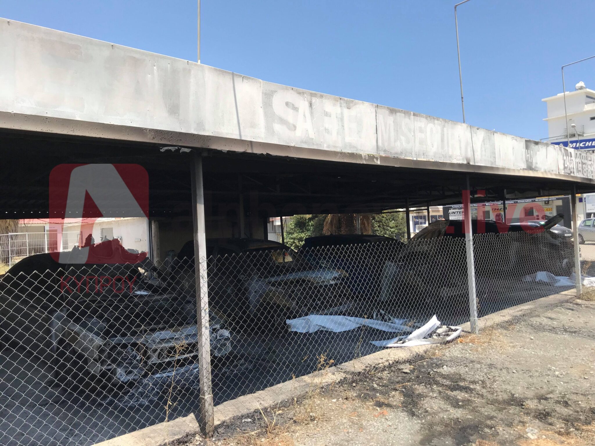 Κακόβουλη πράξη η φωτιά σε μάντρα αυτοκινήτων στη Λάρνακα (ΒΙΝΤΕΟ)