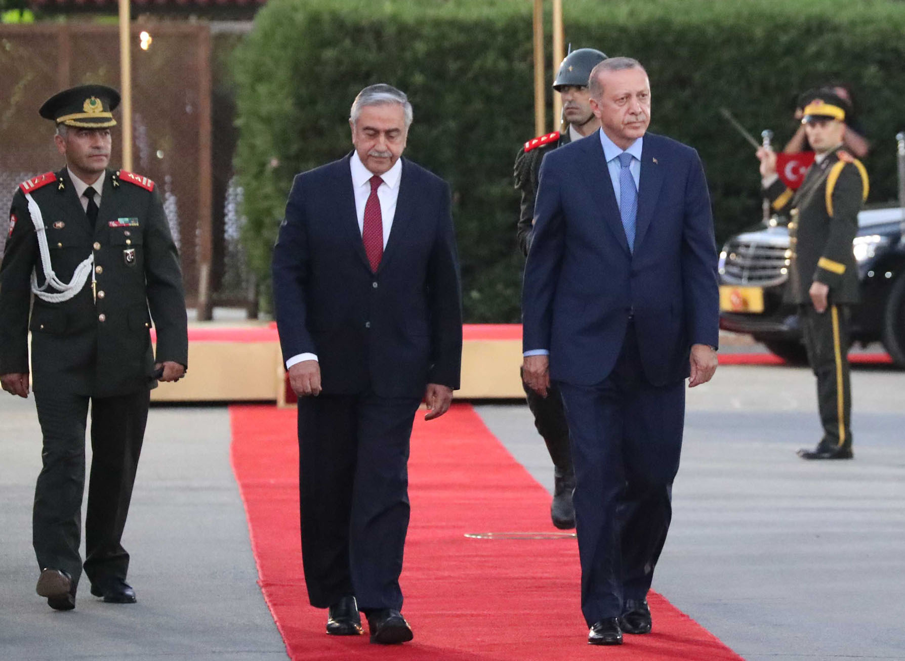 Tα μηνύματα που έστειλε από την Κύπρο ο Ερντογάν