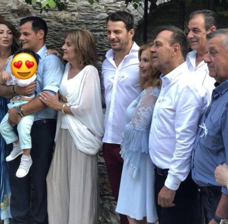 Γιώργος Αγγελόπουλος: Στη Σκιάθο για τη βάφτιση του ανιψιού του (ΦΩΤΟ)