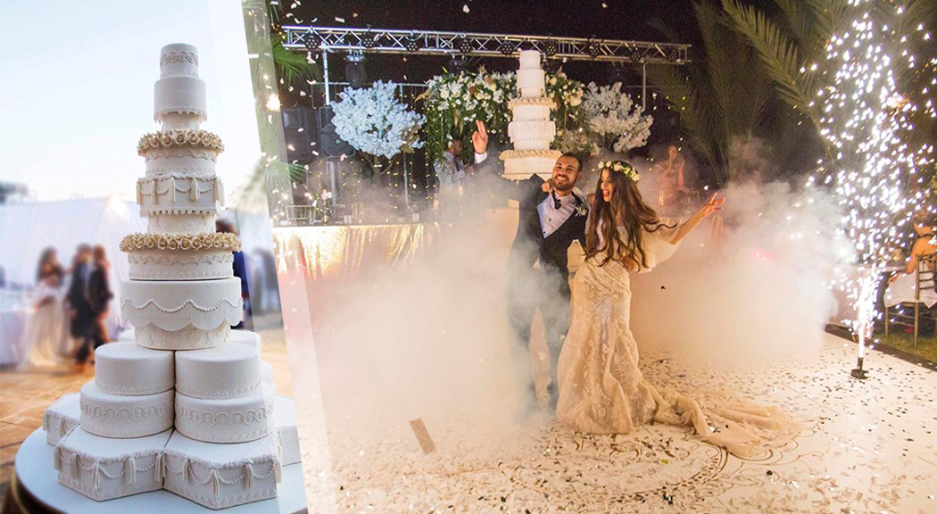 Τούρτα-υπερπαραγωγή 12 ορόφων έκλεψε τις εντυπώσεις σε κυπριακό γάμο(ΦΩΤΟ)