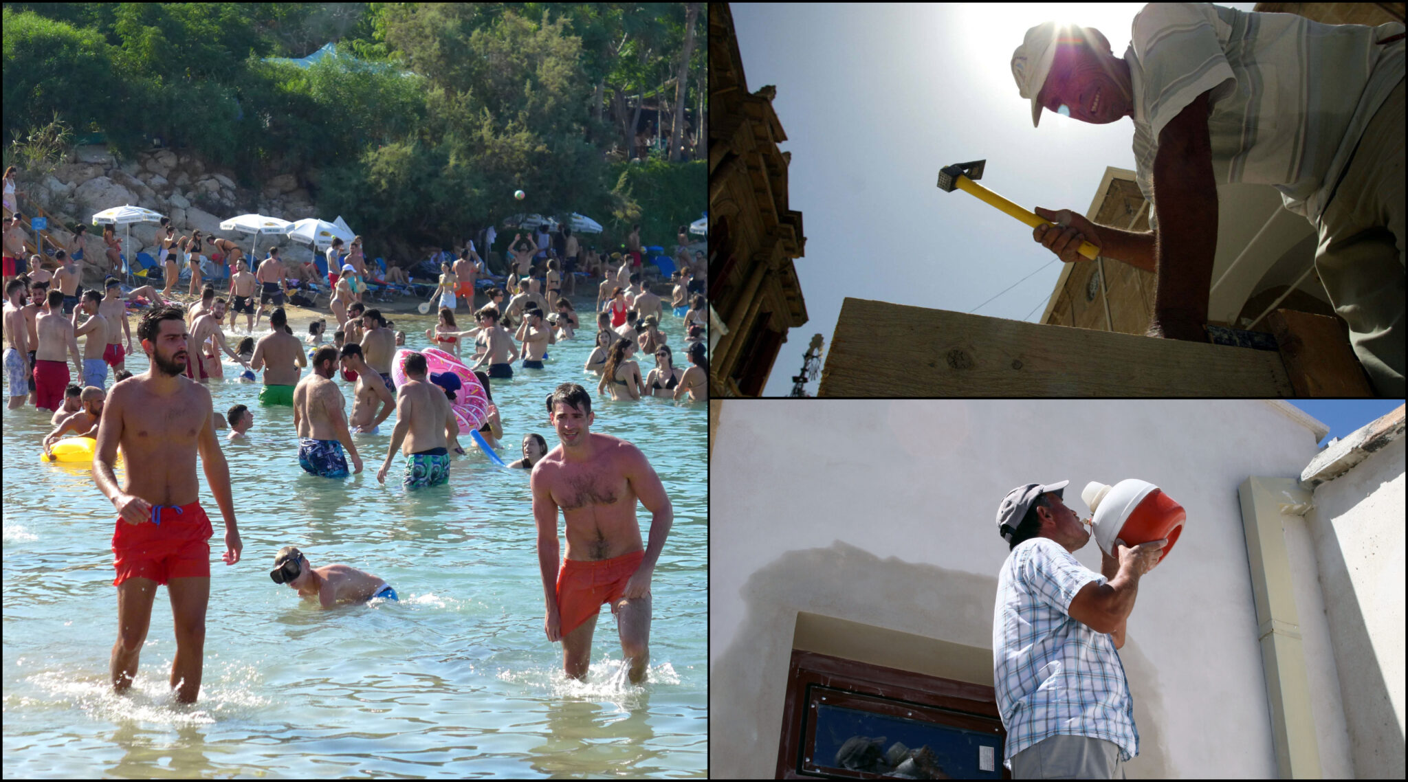 Για πολύ σοβαρό καύσωνα προειδοποιεί το Τμήμα Επιθεώρησης Εργασίας