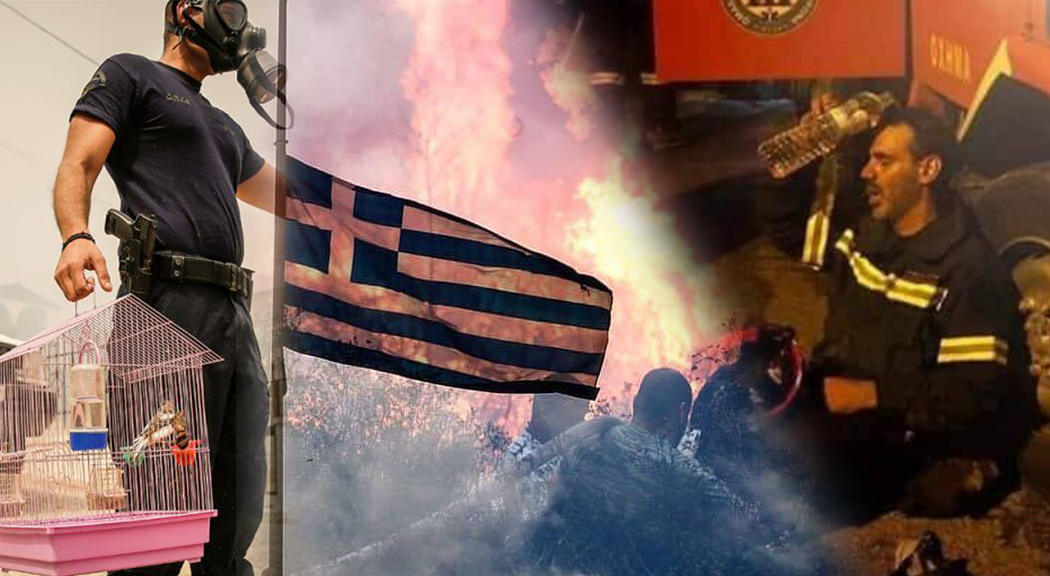 Οι ήρωες της πύρινης κόλασης και η μάχη με τις φλόγες μέσα από φωτογραφίες(ΦΩΤΟ)