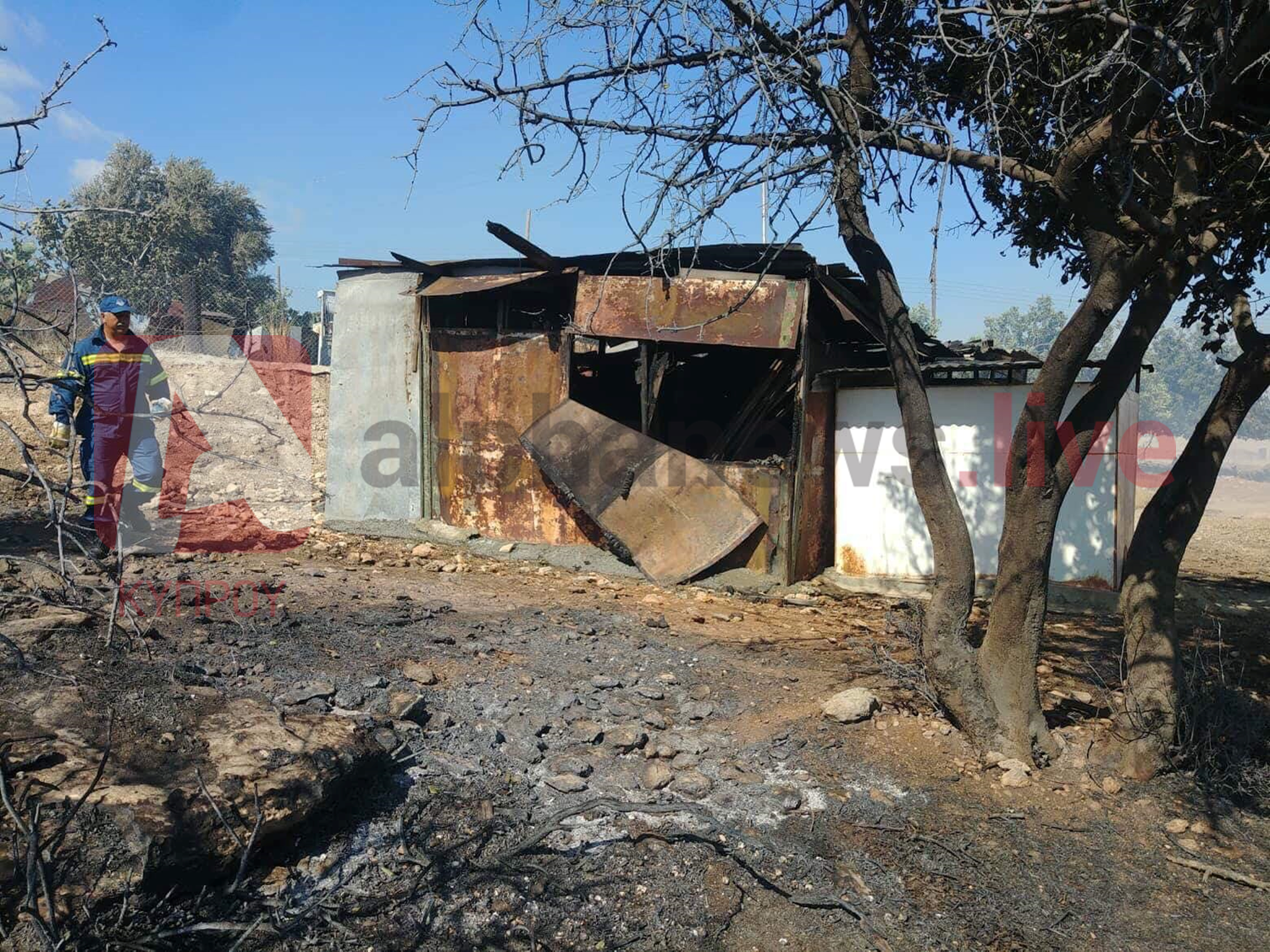 Συνελήφθη και τέταρτο πρόσωπο για την πυρκαγιά στα Πολεμίδια