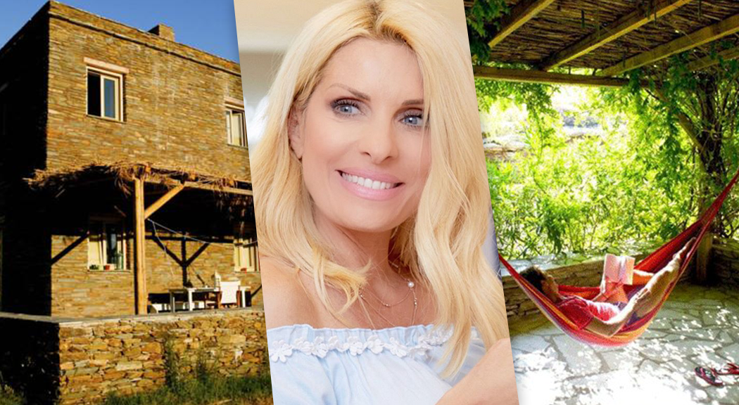 Ελένη Μενεγάκη: Αυτός είναι ο επίγειος παράδεισός της στην Άνδρο (ΦΩΤΟ)