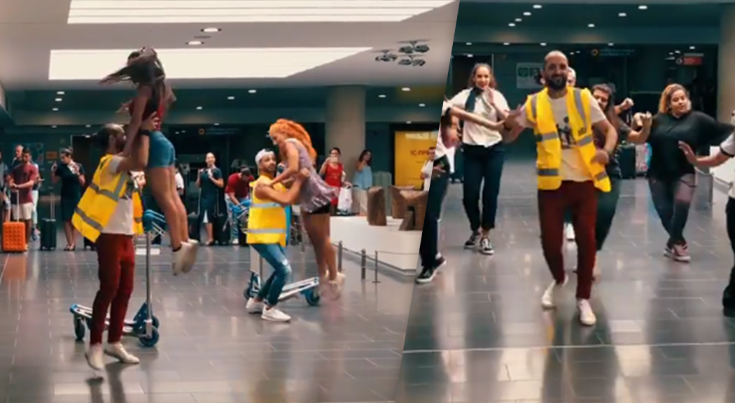 Dancing at the…airport – Δείτε το video που έγινε viral στην Κύπρο(ΒΙΝΤΕΟ)