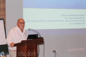 Στήριξη αλλά και προειδοποιήσεις στους διαιτητές από τον Γιώργο Κούμα