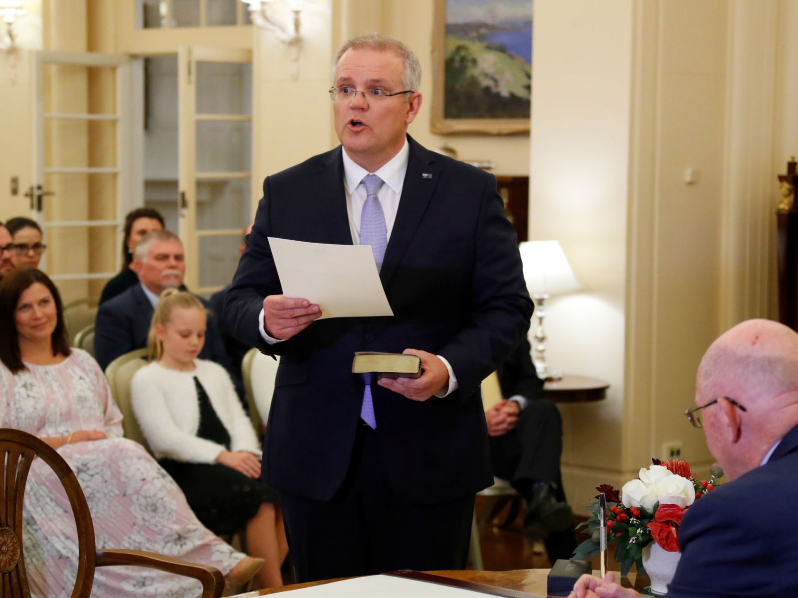 Ορκίστηκε ο νέος Πρωθυπουργός της Αυστραλίας Σκοτ Μόρισον (ΒΙΝΤΕΟ&ΦΩΤΟ)