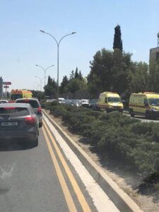 Τροχαίο με τραυματίες στο Στρόβολο (ΦΩΤΟ)