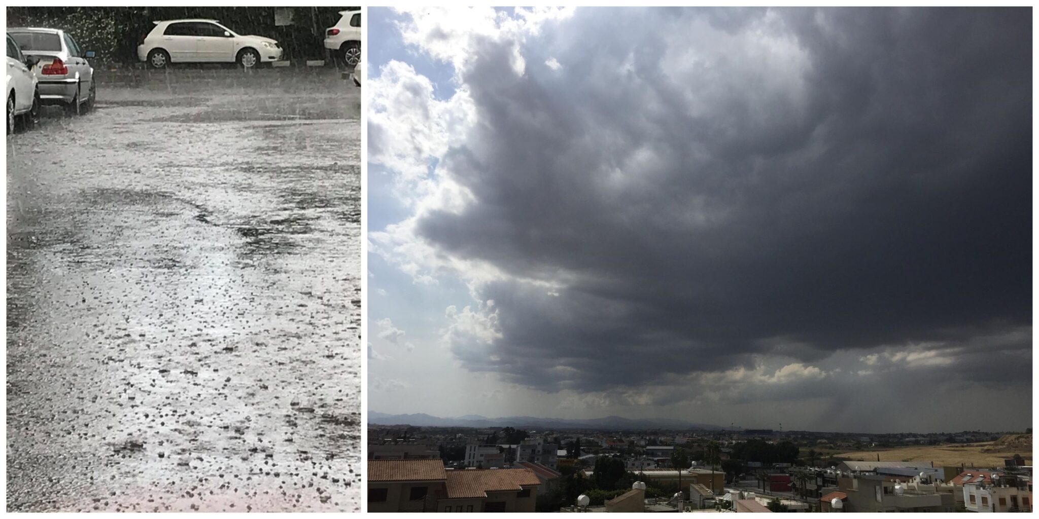 Πλημμύρισαν δρόμοι σε περιοχές της Λευκωσίας (ΒΙΝΤΕΟ&ΦΩΤΟ)
