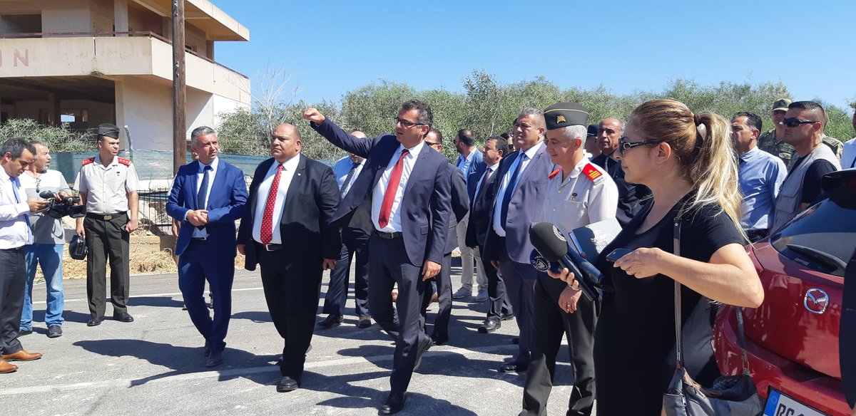 Ερχιουρμάν: "Έτοιμο για διάνοιξη μέχρι τη Δευτέρα το οδόφραγμα Δερύνειας" (ΦΩΤΟ)