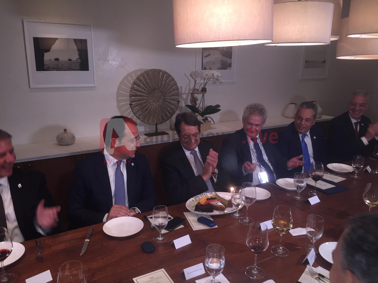 Στη Νέα Υόρκη γιόρτασε τα 72α γενέθλια του ο Πρόεδρος Αναστασιάδης (ΒΙΝΤΕΟ&ΦΩΤΟ)