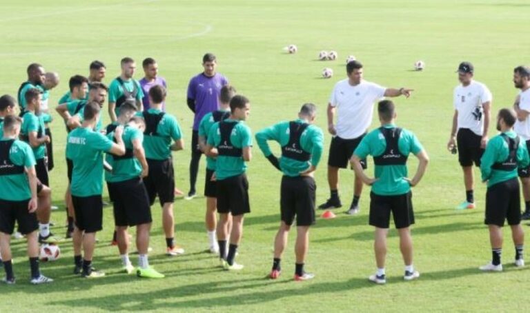 Προπόνηση υπό τις οδηγίες Γκόμεθ στην Ομόνοια