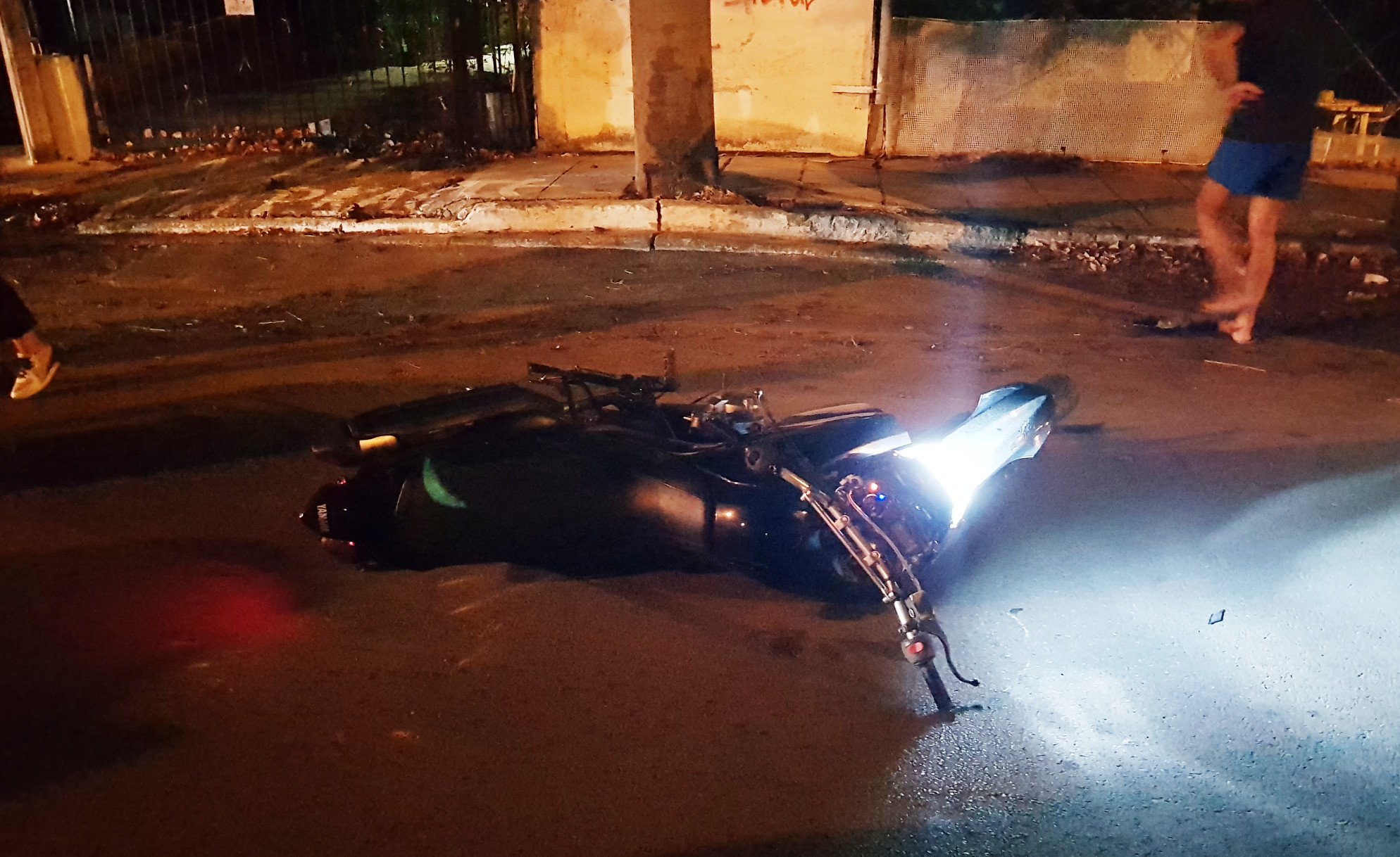 Τροχαίο ατύχημα με 25χρονο μοτοσικλετιστή