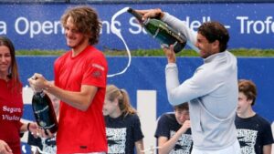 Προπόνηση «παρέα» με Ναδάλ για Τσιτσιπά (ΦΩΤΟ)