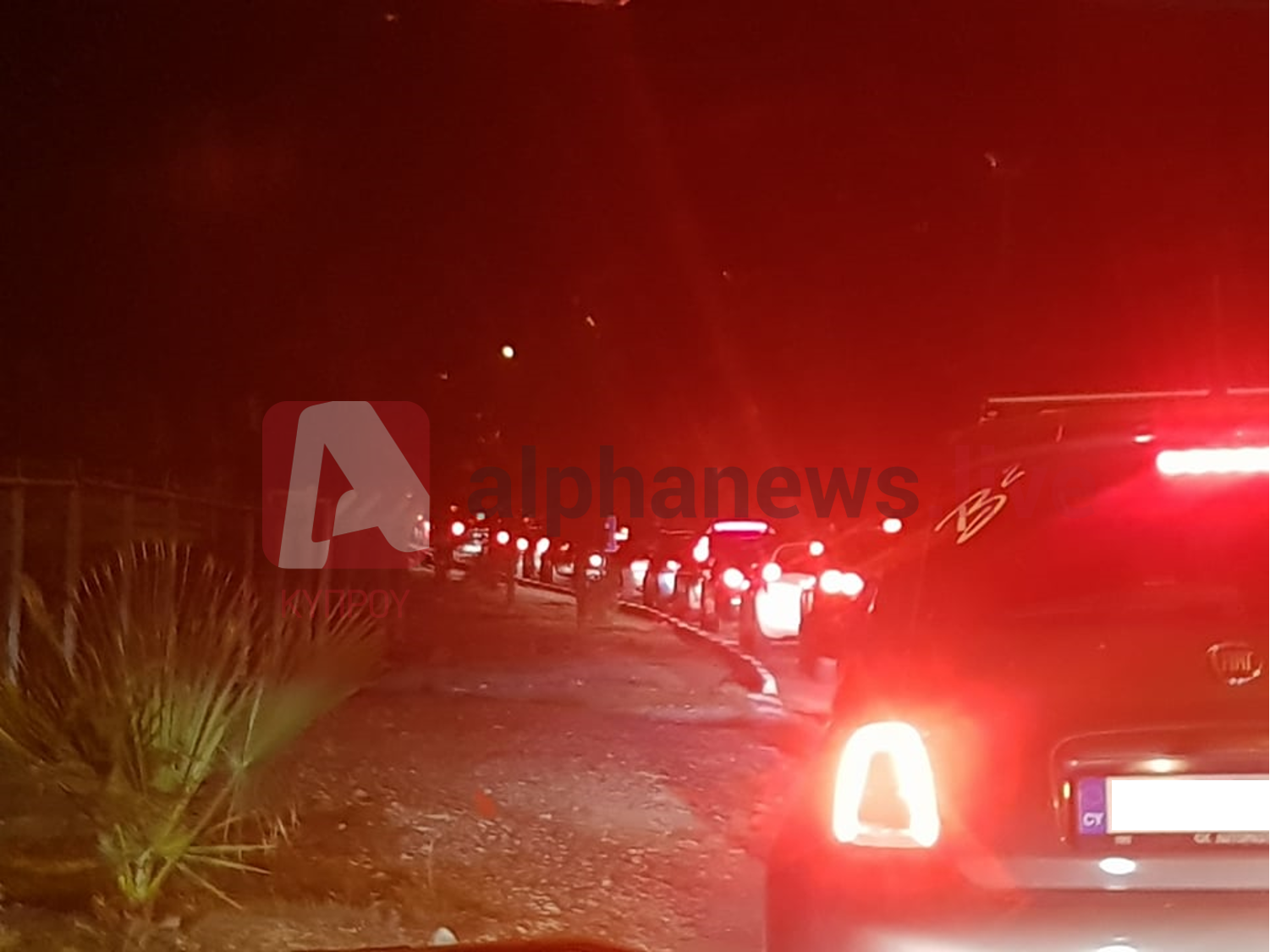 Ουρά χιλιομέτρων στο οδόφραγμα Αγίου Δομετίου ανήμερα της εθνικής επετείου(ΦΩΤΟ)