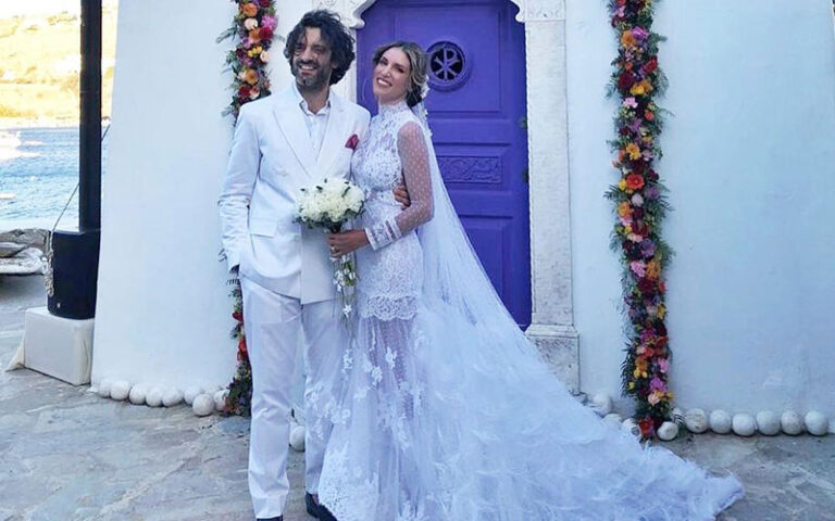 Αθηνά Οικονομάκου: Το αδημοσίευτο στιγμιότυπο από τον γάμο της(ΒΙΝΤΕΟ)