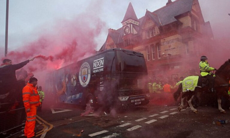 Με μέτρα ασφαλείας επιπέδου Τράμπ και Πούτιν η Σίτι στο Άνφιλντ ! (ΒΙΝΤΕΟ)