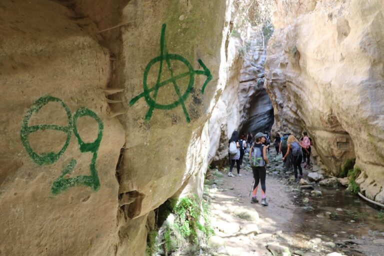 Εικόνες ντροπής στο φαράγγι του Άβακα στον Ακάμα (ΦΩΤ0)