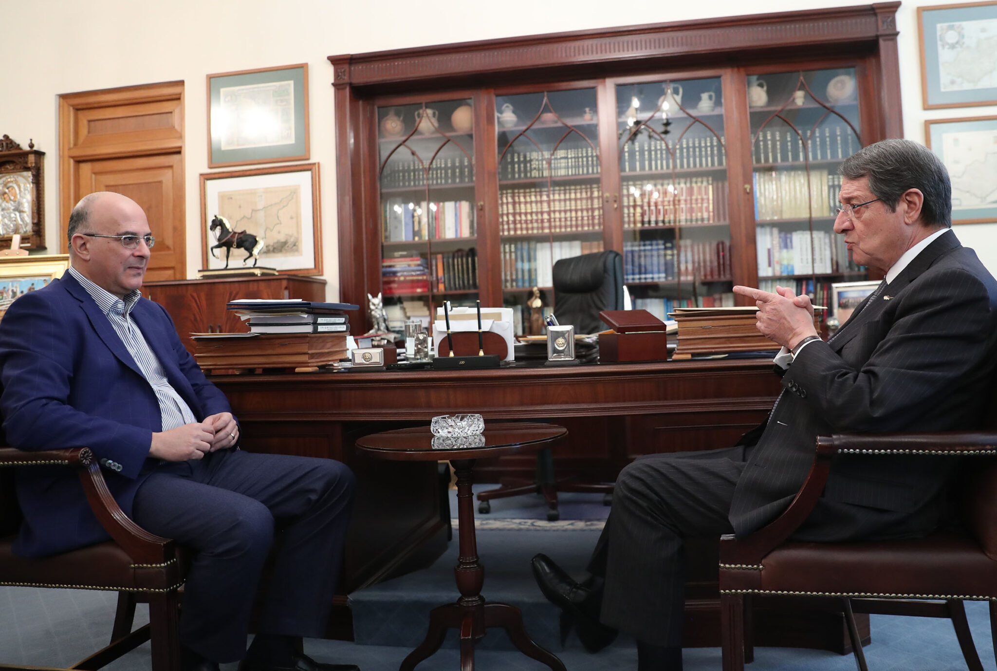 Κάρογιαν:Υπέρ του διαλόγου για το Κυπριακό με βάση το πλαίσιο Γκουτέρες (ΒΙΝΤΕΟ)