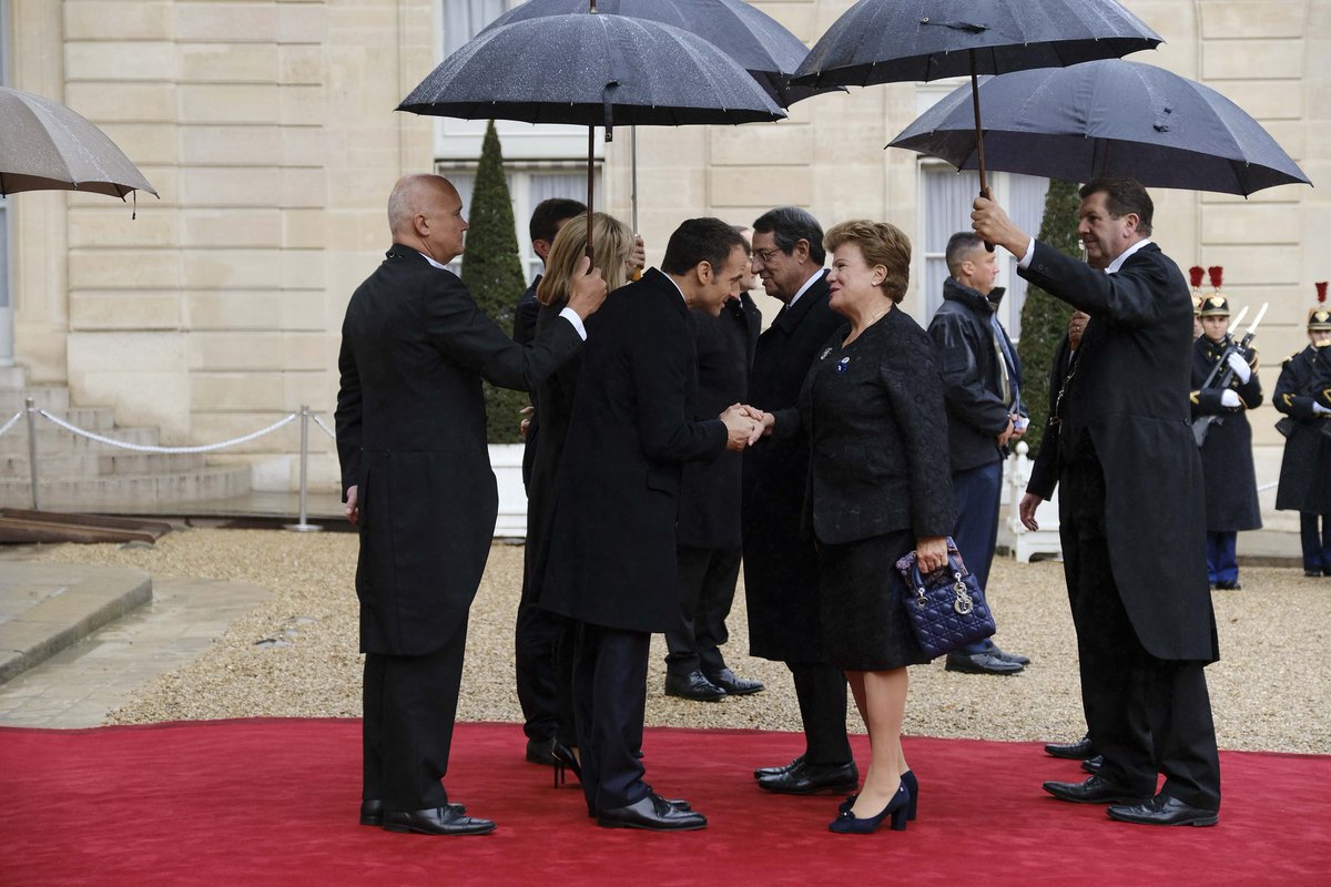 Σύντομο τετ α τετ Αναστασιάδη και Ερντογάν στο Παρίσι