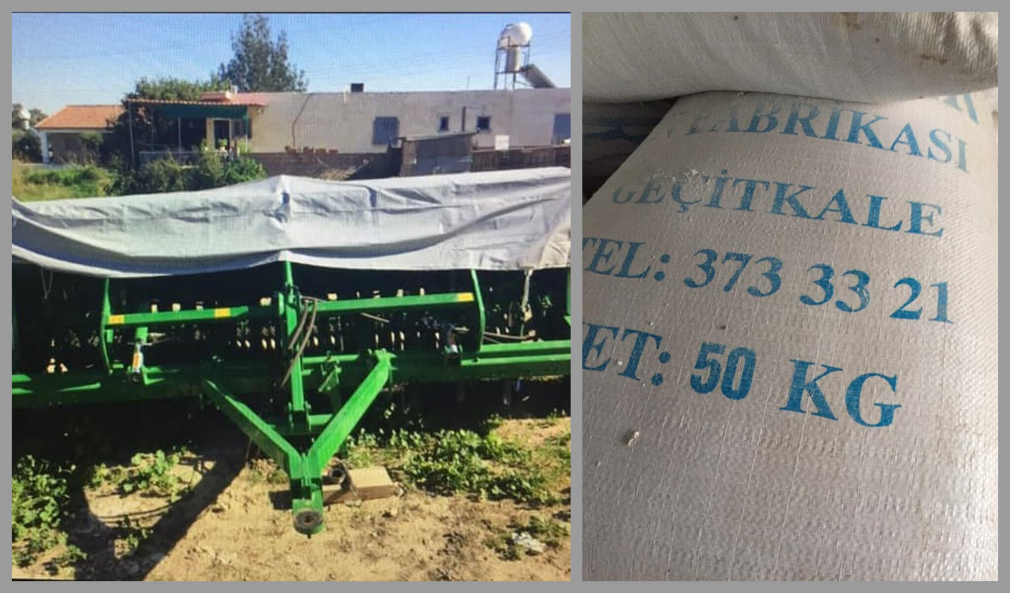 Έφερε από τα κατεχόμενα δεκάδες σάκους με σπόρο σιταριού (ΦΩΤΟ)