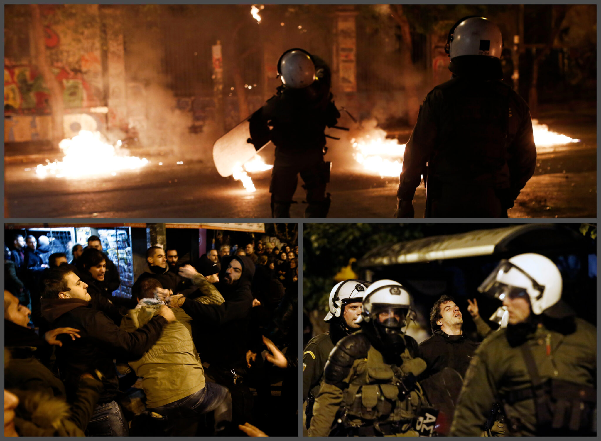 Επεισόδια, συλλήψεις & τραυματισμοί στην πορεία για το Πολυτεχνείο (ΒΙΝΤΕΟ&ΦΩΤΟ)