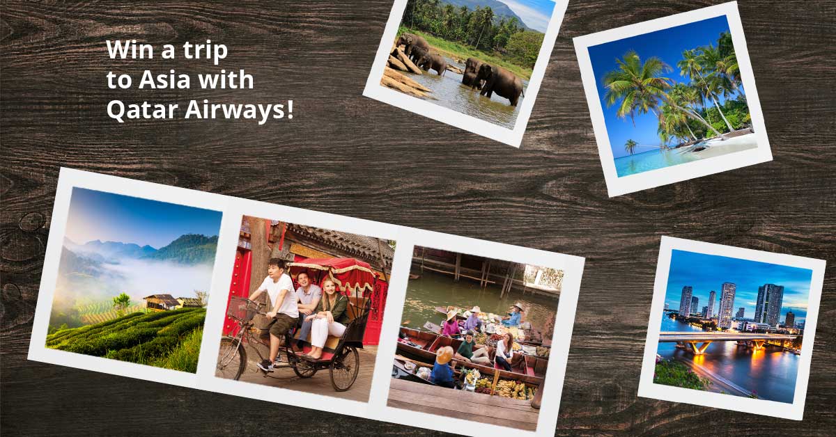 Η Qatar Airways λανσάρει το διαγωνισμό 'Κερδίστε ένα ταξίδι στην Ασία'