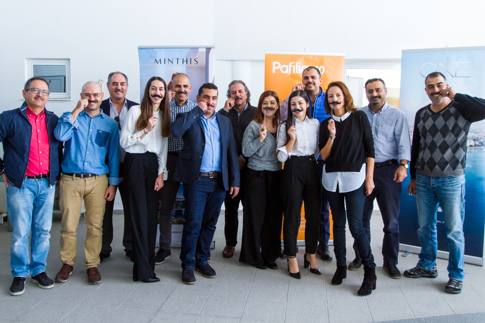 Οι άντρες της εταιρείας Pafilia αποχωρίστηκαν… τα μουστάκια τους