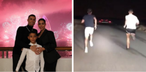 Kριστιάνο Ρονάλντο: Για τρέξιμο με το γιο του στην έρημο του Ντουμπάι (BINTEO)