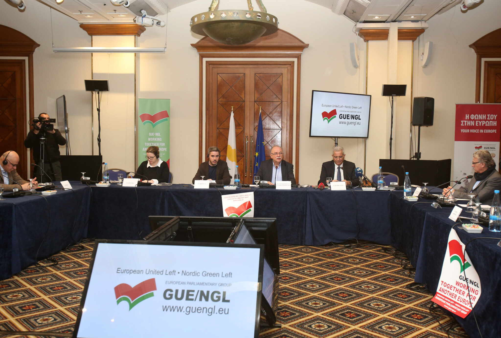 Mηνύματα Άντρου για κυπριακό στις εργασίες της Ενωτικής Αριστεράς (ΒΙΝΤΕΟ)