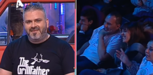 Απίστευτο!Ο Λούης τον "σατίριζε" και αυτός ήταν στο κοινό και γέλαγε..(ΒΙΝΤΕΟ)