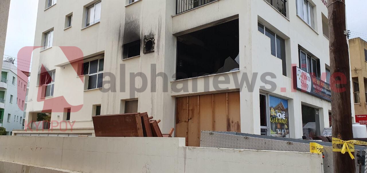 Κάηκε ολοσχερώς κατάστημα επίπλων στην Πάφο τα ξημερώματα (ΒΙΝΤΕΟ)