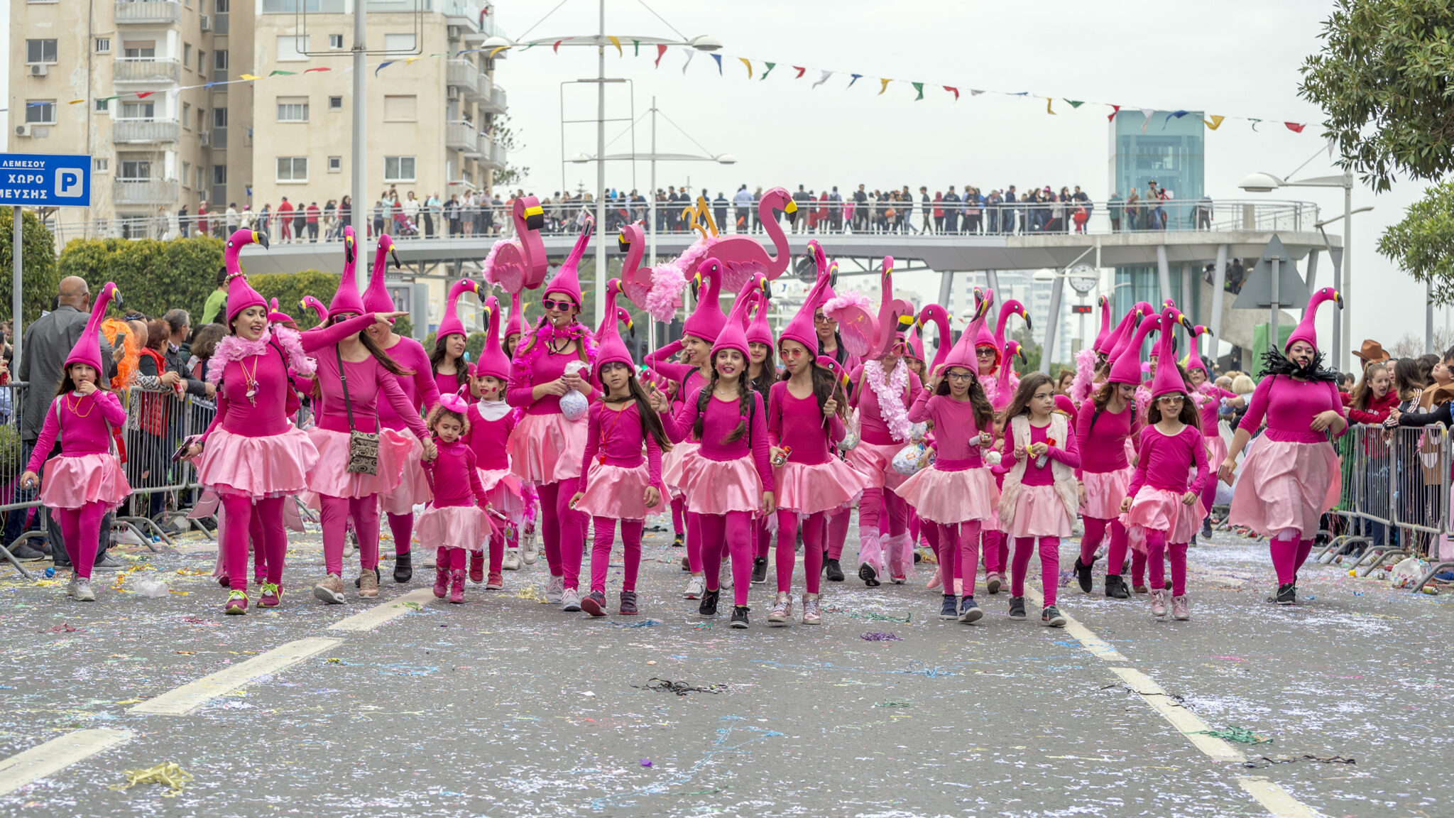 Εικόνες ντροπής μετά την καρναβαλίστικη παρέλαση στη Λεμεσό (BINTEO)
