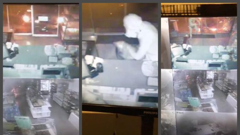 Καρέ καρέ η δράση των ληστών σε περίπτερο της Λάρνακας (ΒΙΝΤΕΟ)